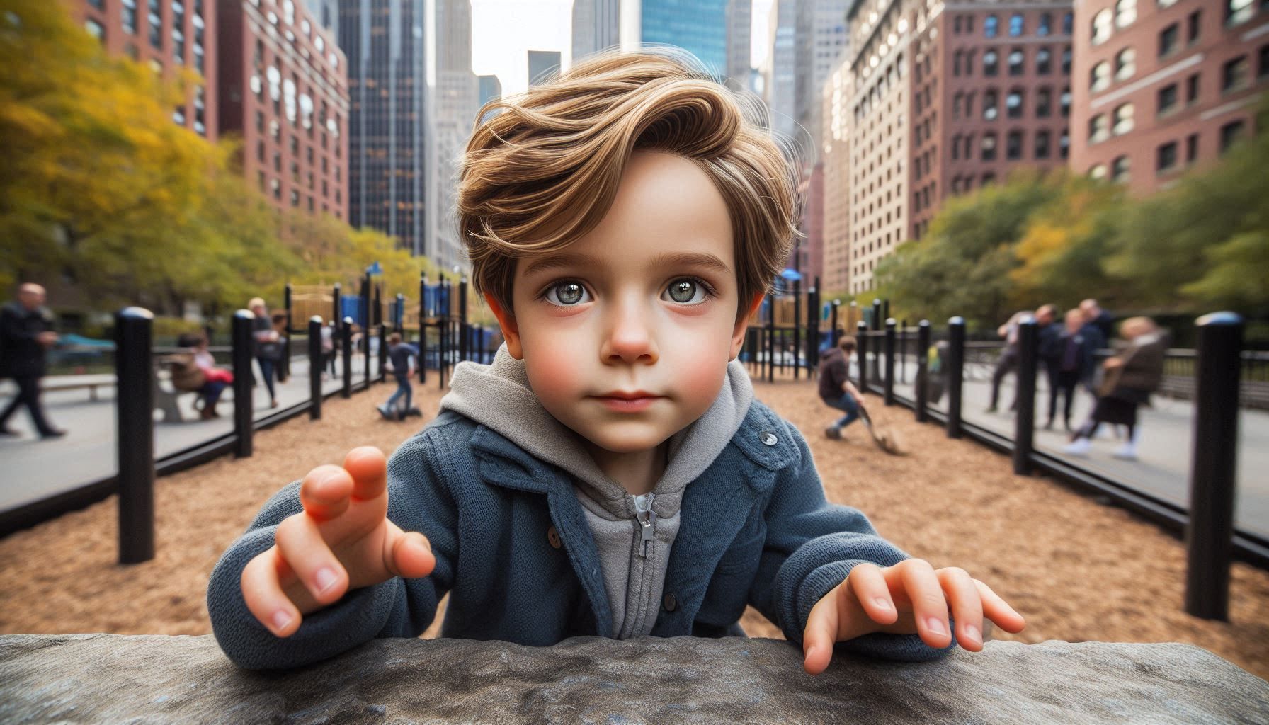 child at playground