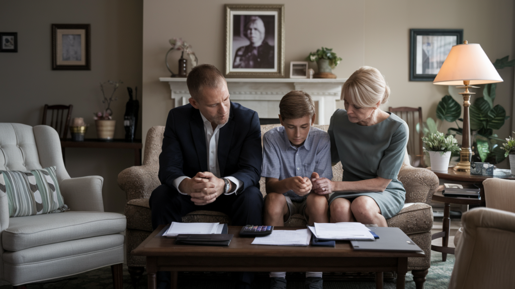 Family in Contemplation